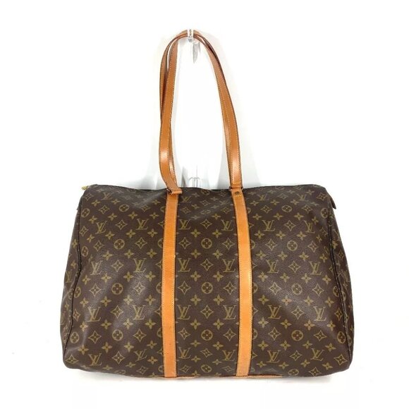 LOUIS VUITTON M51116 Monogram Flannery 50 Bag Tote Bag Shoulder Bag Brown - Picture 1 of 15